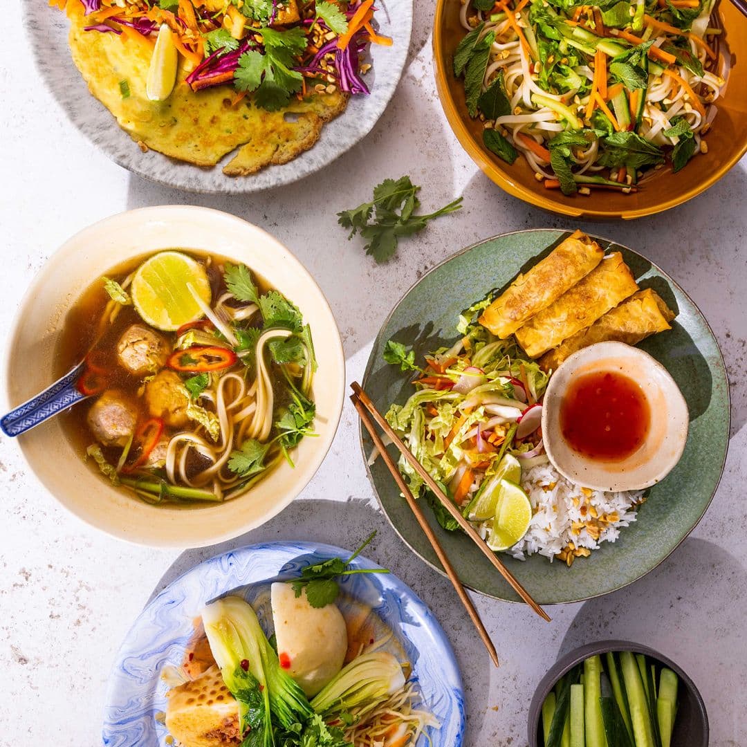 Fem asiatiske kjøkken